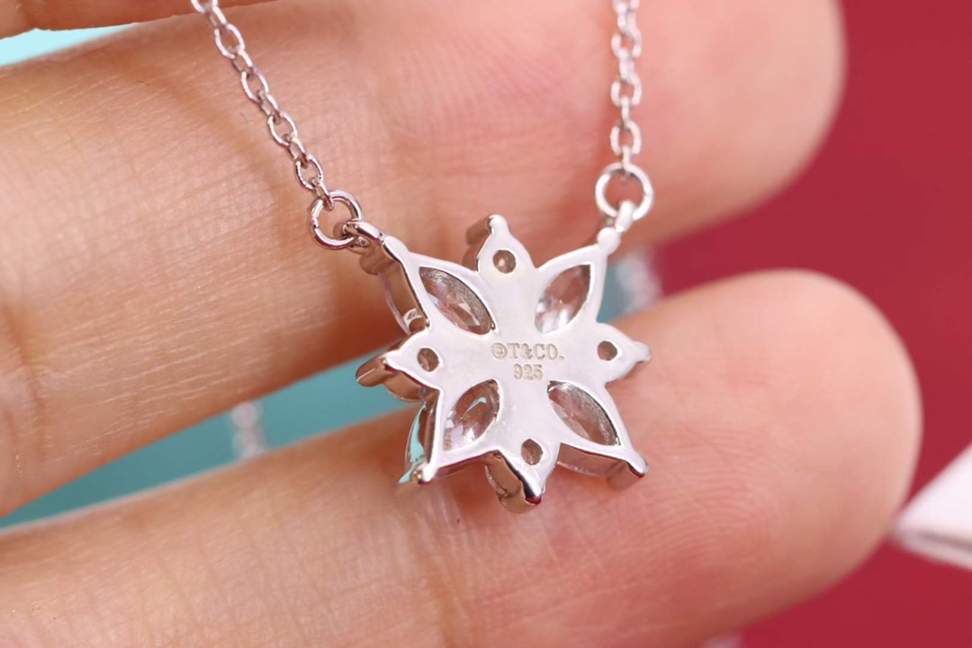 Tiffany & Co. Tiffany&Co. 四叶草花型锁骨项链 纯银