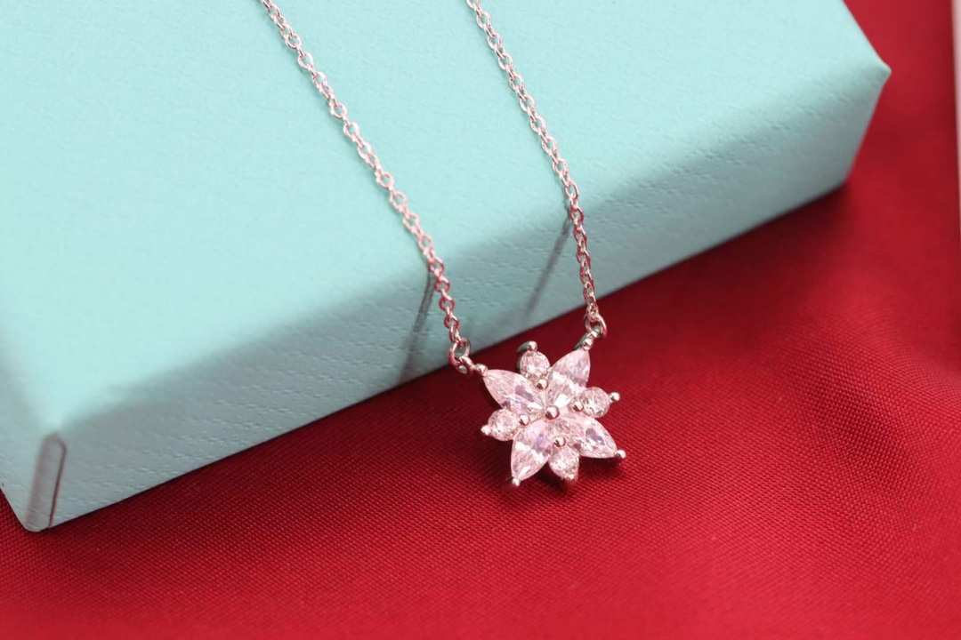Tiffany & Co. Tiffany&Co. 四叶草花型锁骨项链 纯银