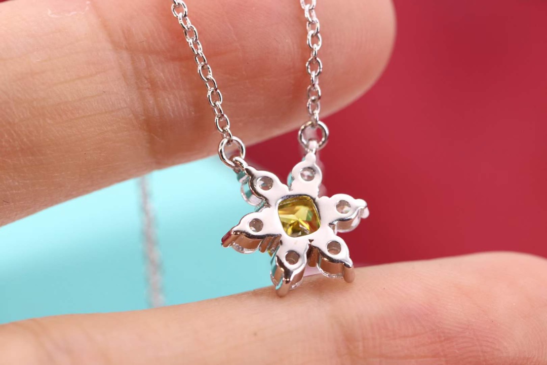 Tiffany & Co. Tiffany&Co. 黄钻花型锁骨项链