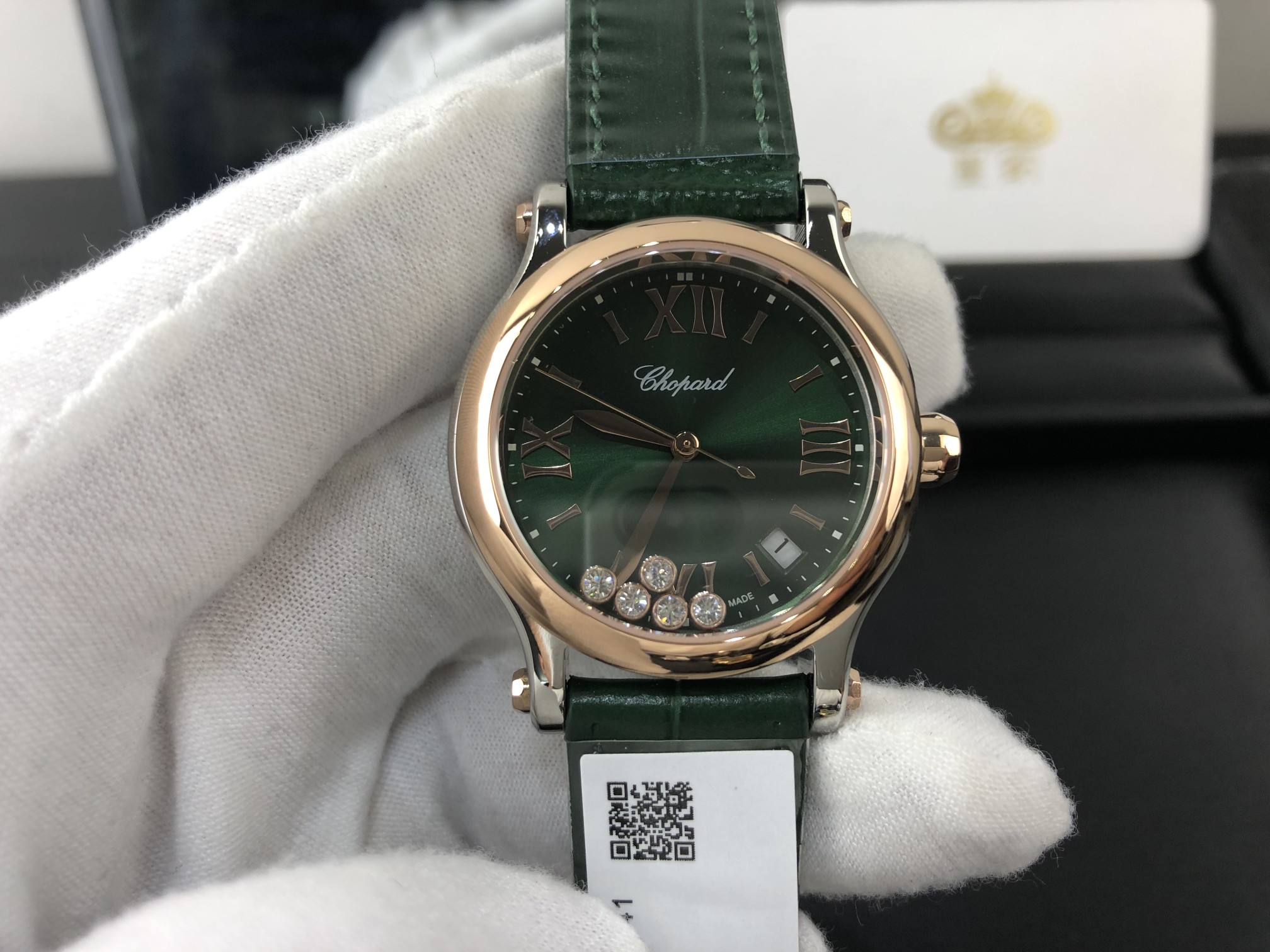 Chopard 皇家 萧邦快乐钻系列半金半钢女表