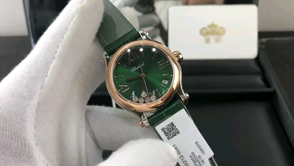 Chopard 皇家 萧邦快乐钻系列半金半钢女表视频欣赏