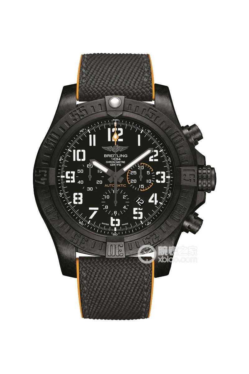 NO:392944,Breitling Breitling original one-to-one carbon fiber pattern, a new grade work. The Breitling Avengers Hurricane series 45mm chronograph was purchased two years ago to disassemble and inspect. After many efforts by watchmakers, they finally cracked and followed the Breitlight material. Breitlight is a thermoplastic resin with high temperature resistance. It combines polycarbonate with carbon fiber. The material is 3.3 times lighter than titanium metal and 5.8 times lighter than stainless steel, but it is stronger and will not be broken!  It also has many advantages, scratching, polishing, corrosion, super resistance, anti-magnetic and anti-allergicity, and has a warmer touch than metal, and presents the mottled visual effect of carbon fiber. (Raw materials are purchased in Switzerland, hard-won, don't miss them if you like it) The real thing looks better [Jump], breitling19860909百年灵 Breitling 原装一比一的碳纤维纹路 究级新作 百年灵复仇者飓风系列45mm计时码表两年前购入原装拆解检验,经制表师多次努力,终破解沿袭Breitlight材质,Breitlight一种热塑性树脂,具有耐高温的优良特性,将聚碳酸酯与碳纤维复合,材料比钛金属轻3.3倍,比精钢轻5.8倍,但却更加坚固,摔不烂！且具备众多优点刮擦可打磨抛光、腐蚀的超强耐抗力,抗磁性、抗过敏性,同时拥有鑫比金属更加温暖的触感,并呈现碳纤维的斑驳视觉效果.（原材料购于瑞士,来之不易,喜欢的不要错过哦）实物更好看哦[跳跳],,breitling,Watch