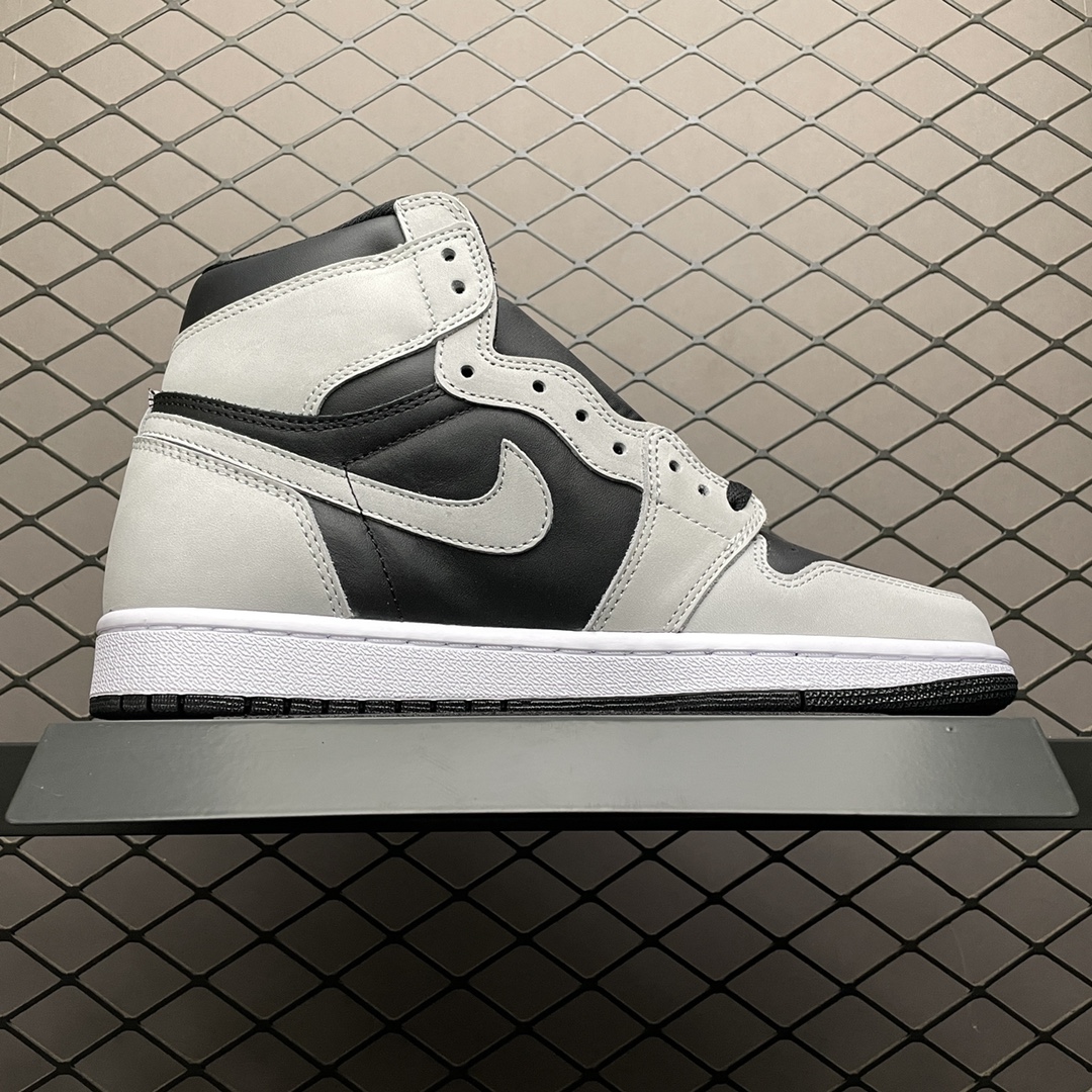 300 Air Jordan 1 AJ1乔1 新影子灰 男子文化篮球鞋 555088-035