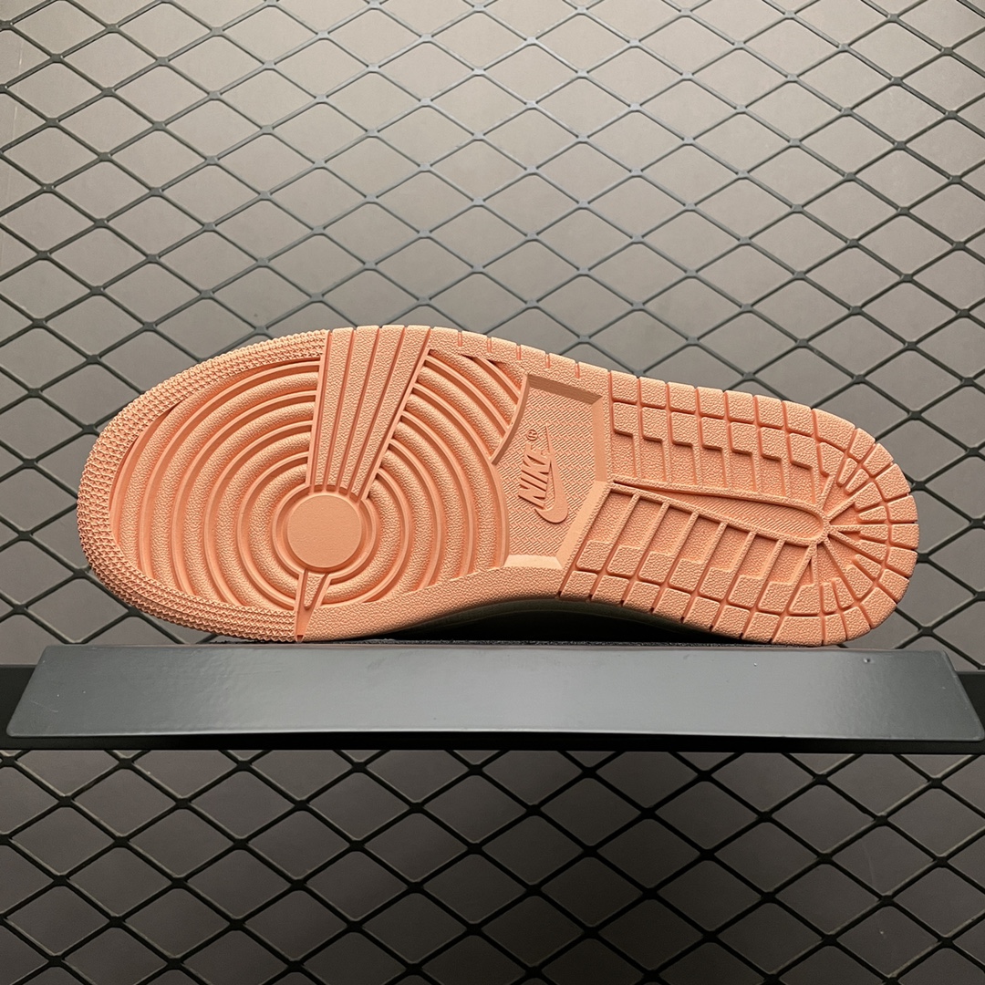 260 Air Jordan 1 Mid  ” Apricot Orange ” 杏橙 AJ1乔1中帮文化篮球鞋 DH4270-800