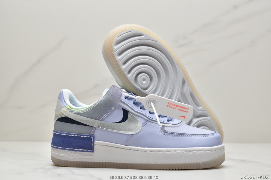 180  NIKE/耐克 Air Force 1 Shadow 空军一号 “马卡龙新配色“ CK6561-100
