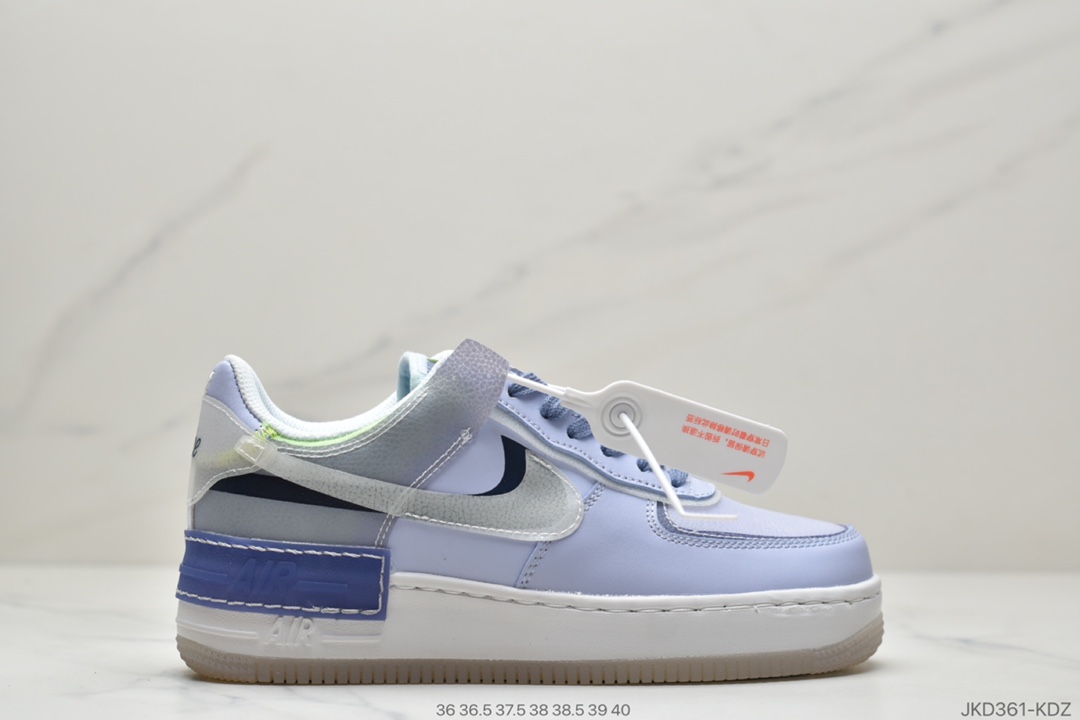 180  NIKE/耐克 Air Force 1 Shadow 空军一号 “马卡龙新配色“ CK6561-100