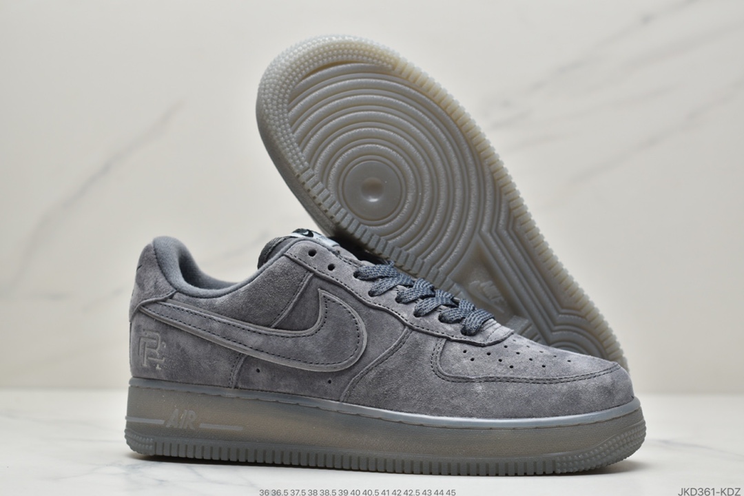 160 耐克Nike Air Force 1 ’07 客制配色 卫冕冠军 3M反光空军一号低帮运动休闲板鞋 AA1117-900Q