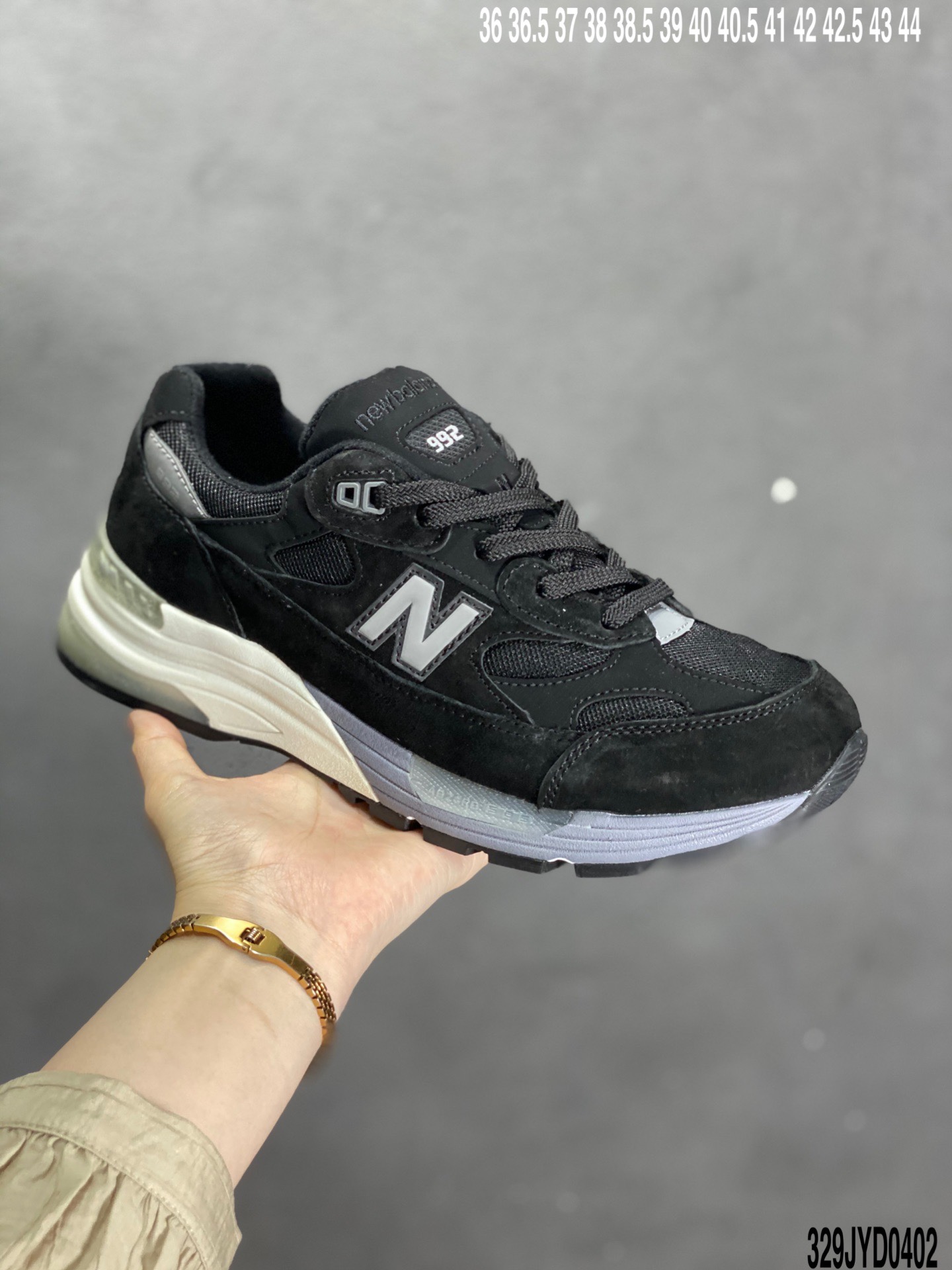 170 BKAPS x New Balance新百伦NB Made in USA M992系列美产血统经典复古休闲运动百搭老爹跑步鞋 M992TN