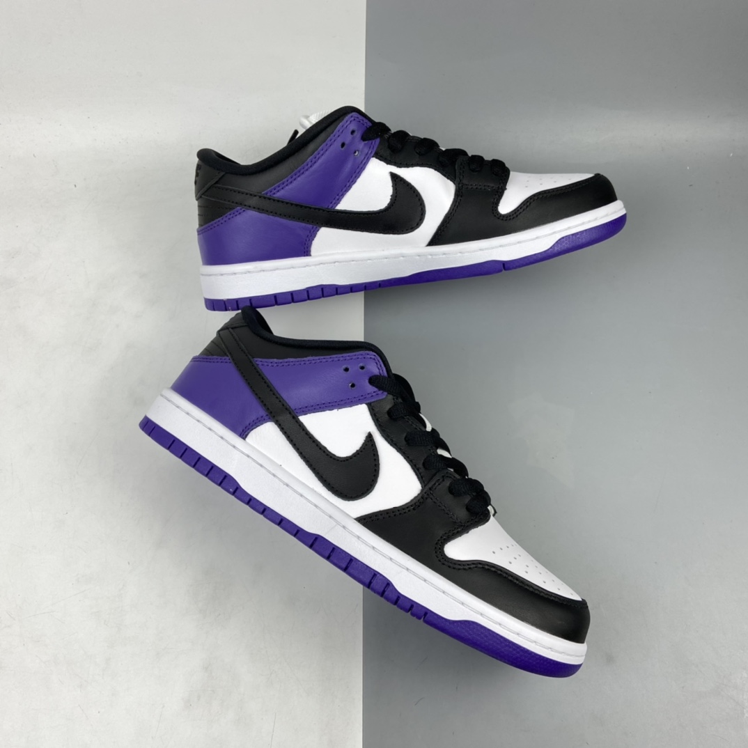 320 Nike SB Dunk Low “Court Purple”恶人紫”SB低帮时尚休闲滑板鞋 BQ6817-500