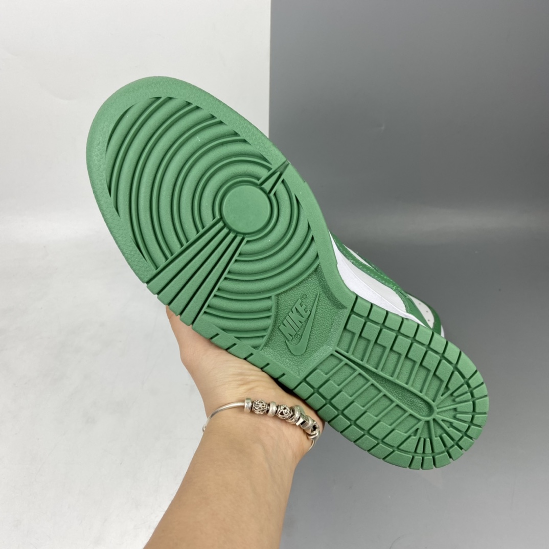 260 Nike SB Dunk Low SP Green Tender powder 2021 荧光绿低帮滑板鞋 CU1726-188