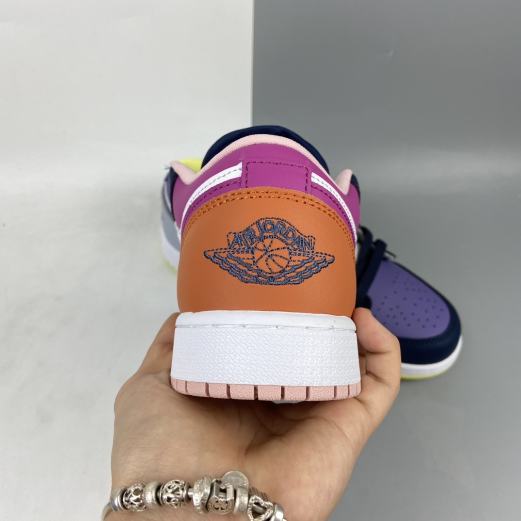 200 Air Jordan 1 Low AJ1低帮时尚休闲板鞋 粉紫鸳鸯 DJ4342-400