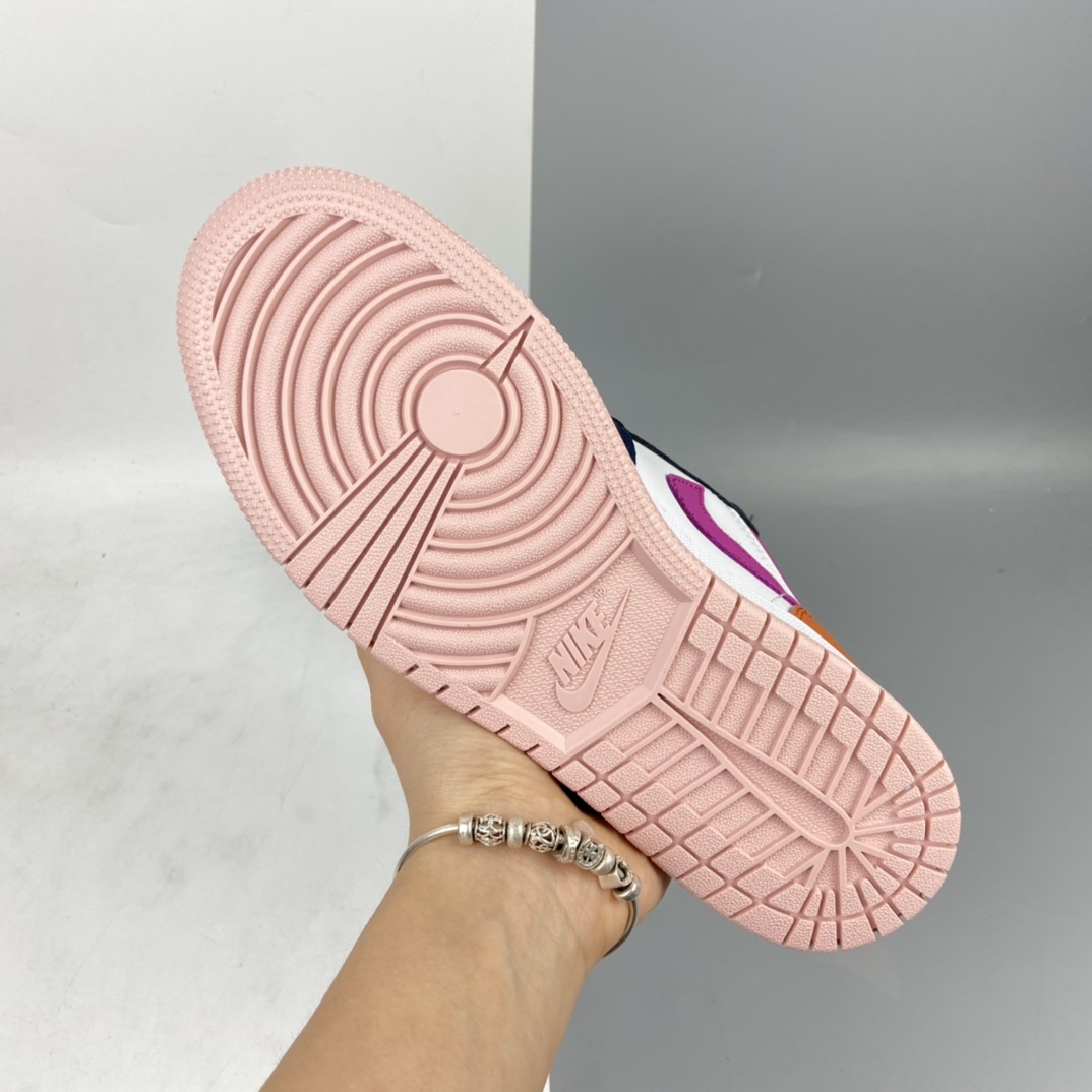 200 Air Jordan 1 Low AJ1低帮时尚休闲板鞋 粉紫鸳鸯 DJ4342-400