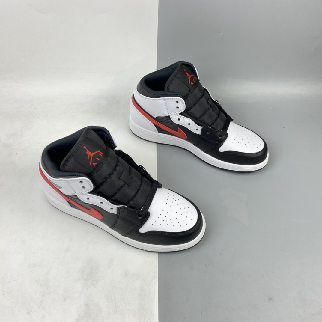 260 Air Jordan 1 Mid AJ1 乔1 中帮百搭休闲运动板鞋554725-075