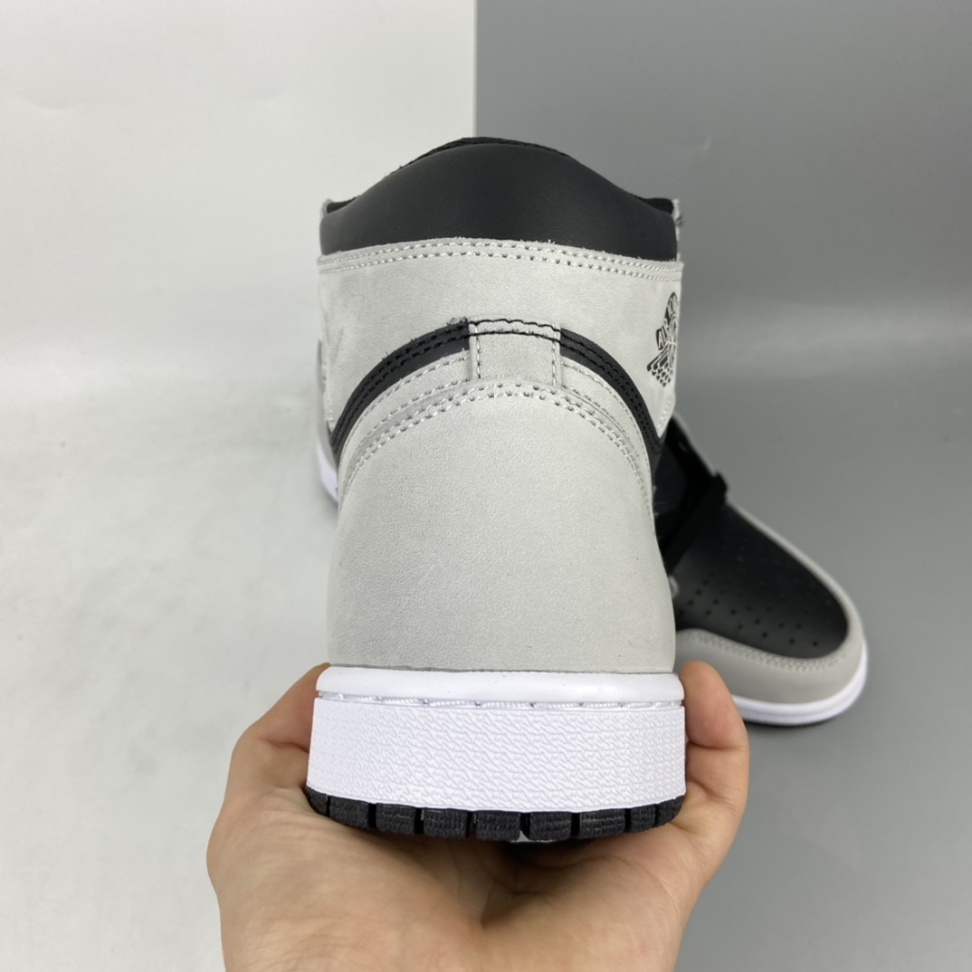 300 Air Jordan 1 High AJ1 乔1高帮灰白熊猫 影子灰2.0 555088-035