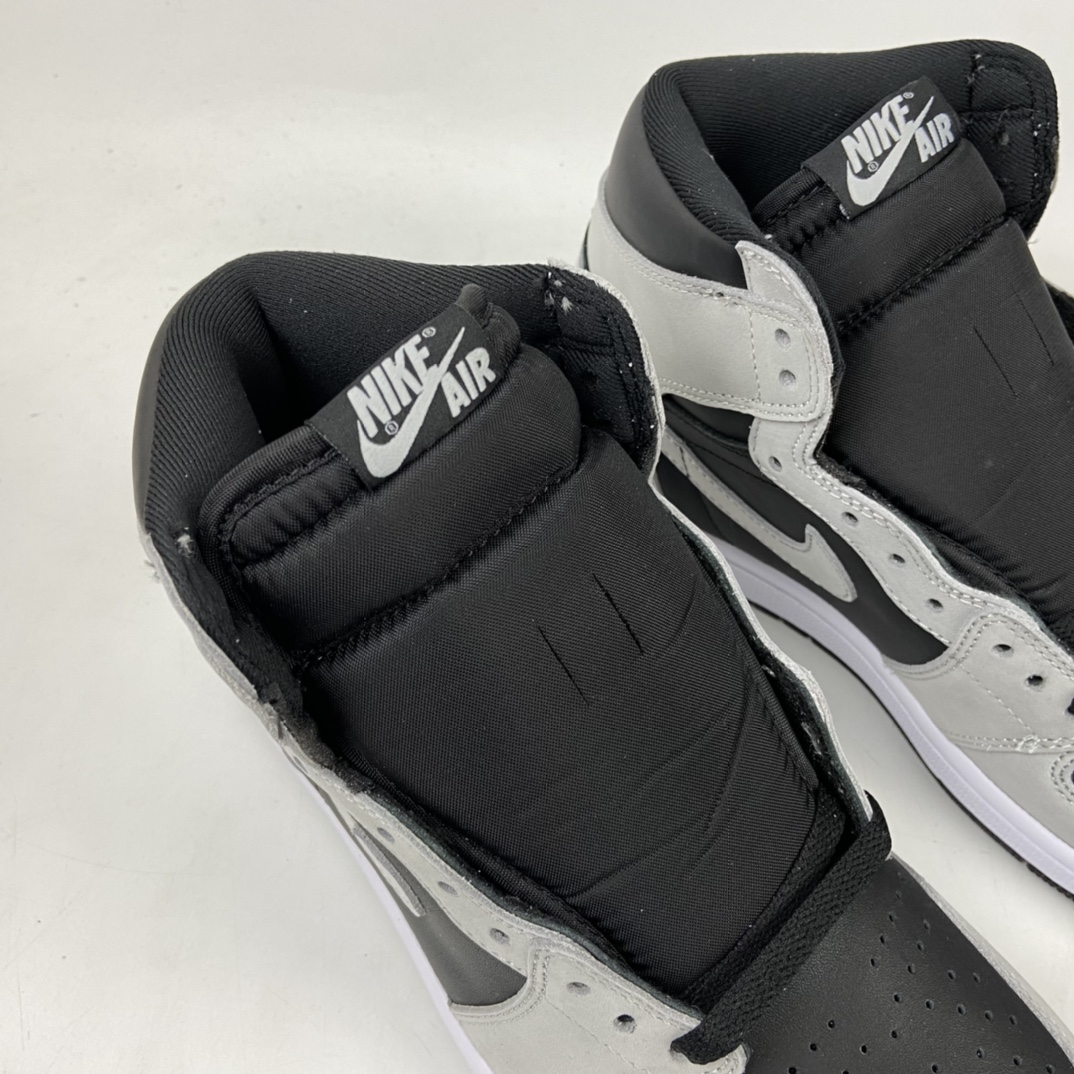 300 Air Jordan 1 High AJ1 乔1高帮灰白熊猫 影子灰2.0 555088-035
