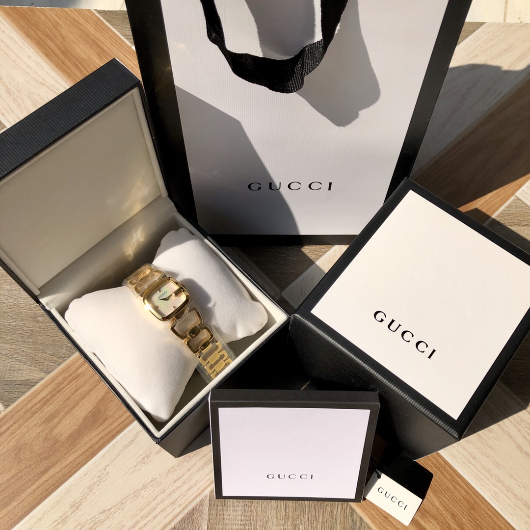 lote. Gucci original, el popular modelo de Gucci vuelve a estar disponible, moderno reloj hueco para mujer, icónico dis…