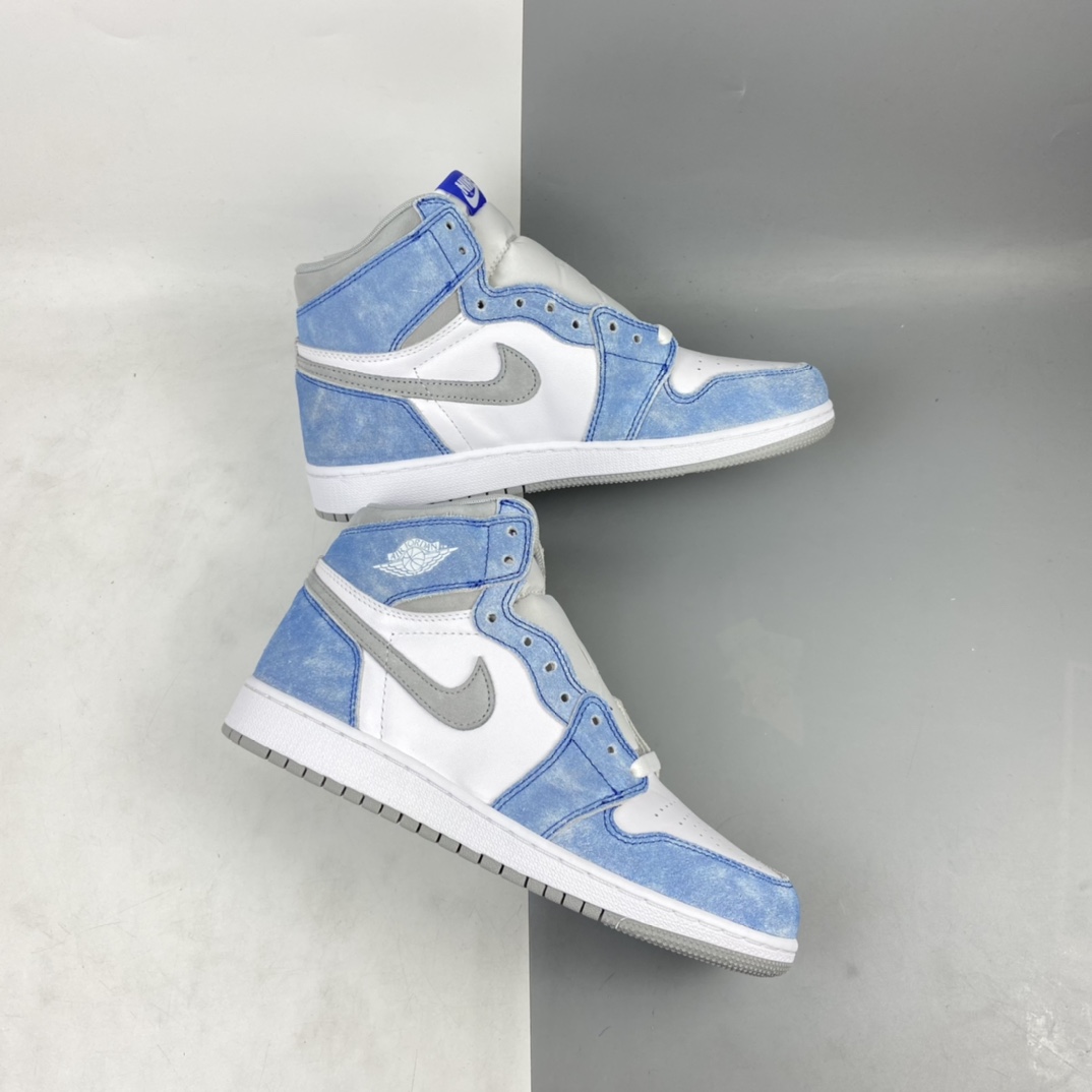450  Air Jordan 1 Retro High OG ”Hyper Royal”AJ1代经典复古经典高帮百搭文化篮球鞋“水洗蓝雾霾蓝”575441-402