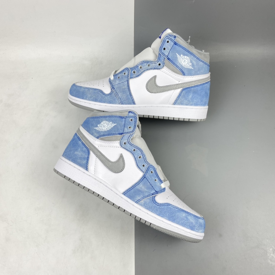 450  Air Jordan 1 Retro High OG ”Hyper Royal”AJ1代经典复古经典高帮百搭文化篮球鞋“水洗蓝雾霾蓝”575441-402