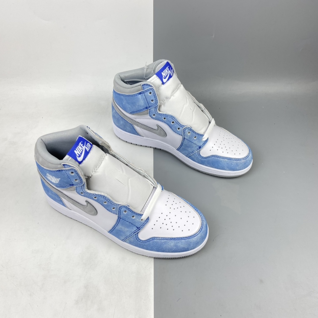 450  Air Jordan 1 Retro High OG ”Hyper Royal”AJ1代经典复古经典高帮百搭文化篮球鞋“水洗蓝雾霾蓝”575441-402