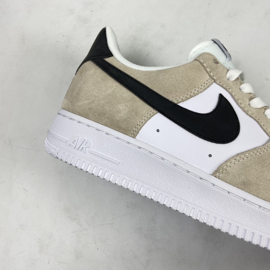 240 Nk Air Force 1 Low 空军一号奶茶白配色头层低帮休闲板鞋 BQ8988-100