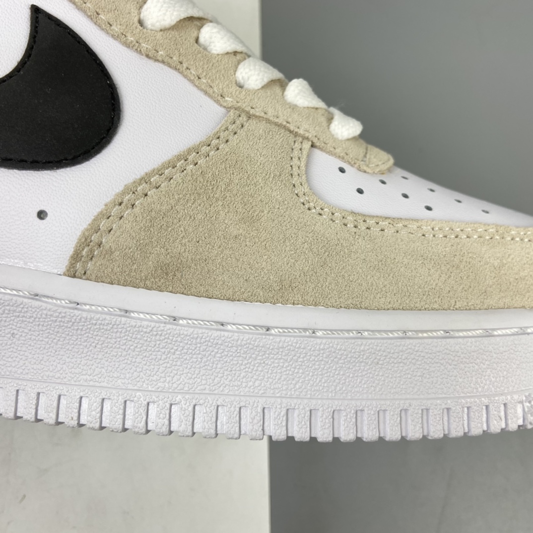 240 Nk Air Force 1 Low 空军一号奶茶白配色头层低帮休闲板鞋 BQ8988-100