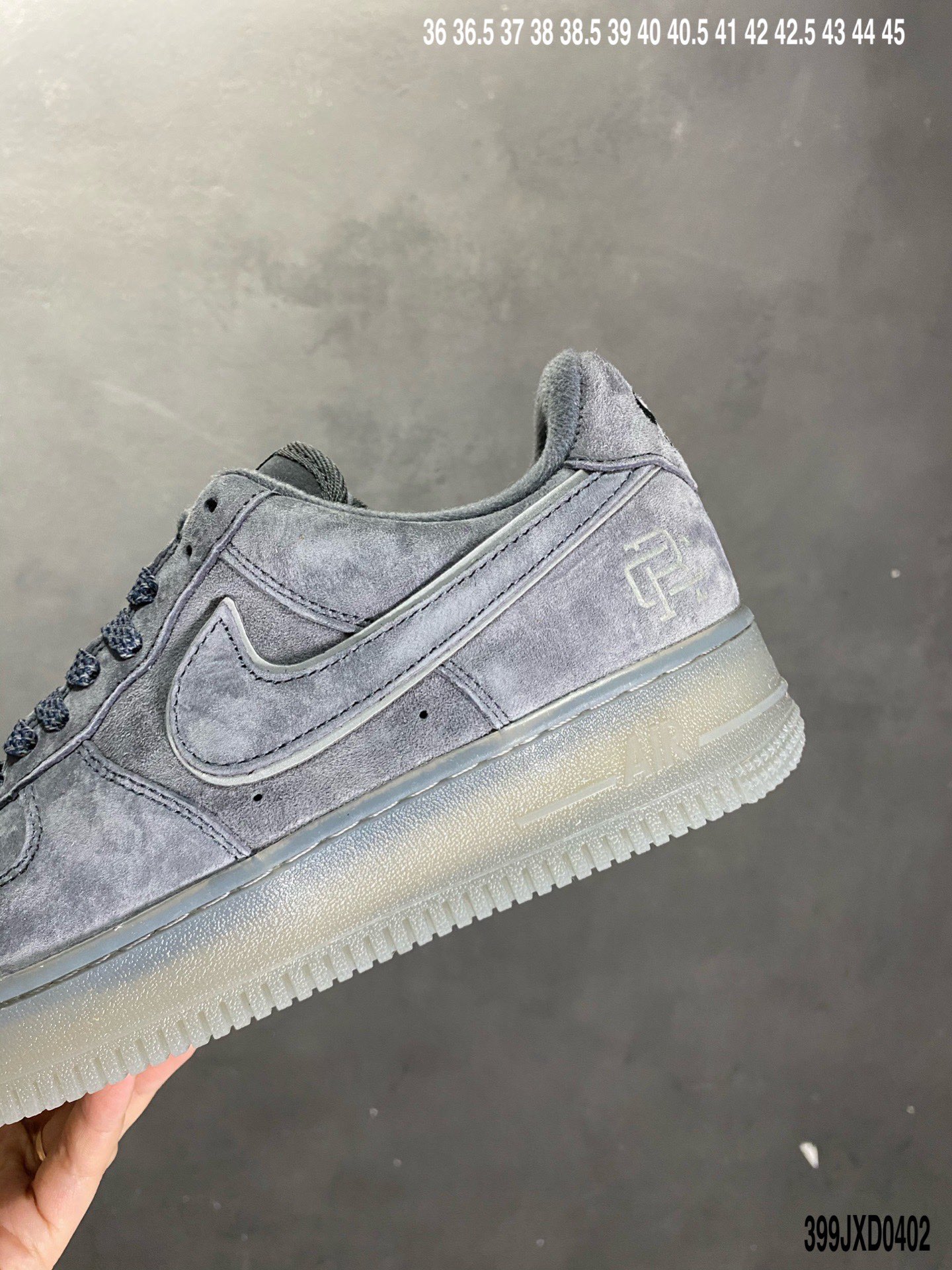 160小红书爆款  Nike Air Force 1 Low ’07 冰蓝满天星低帮空军一号休闲板鞋 3m反光 AQ2566-201