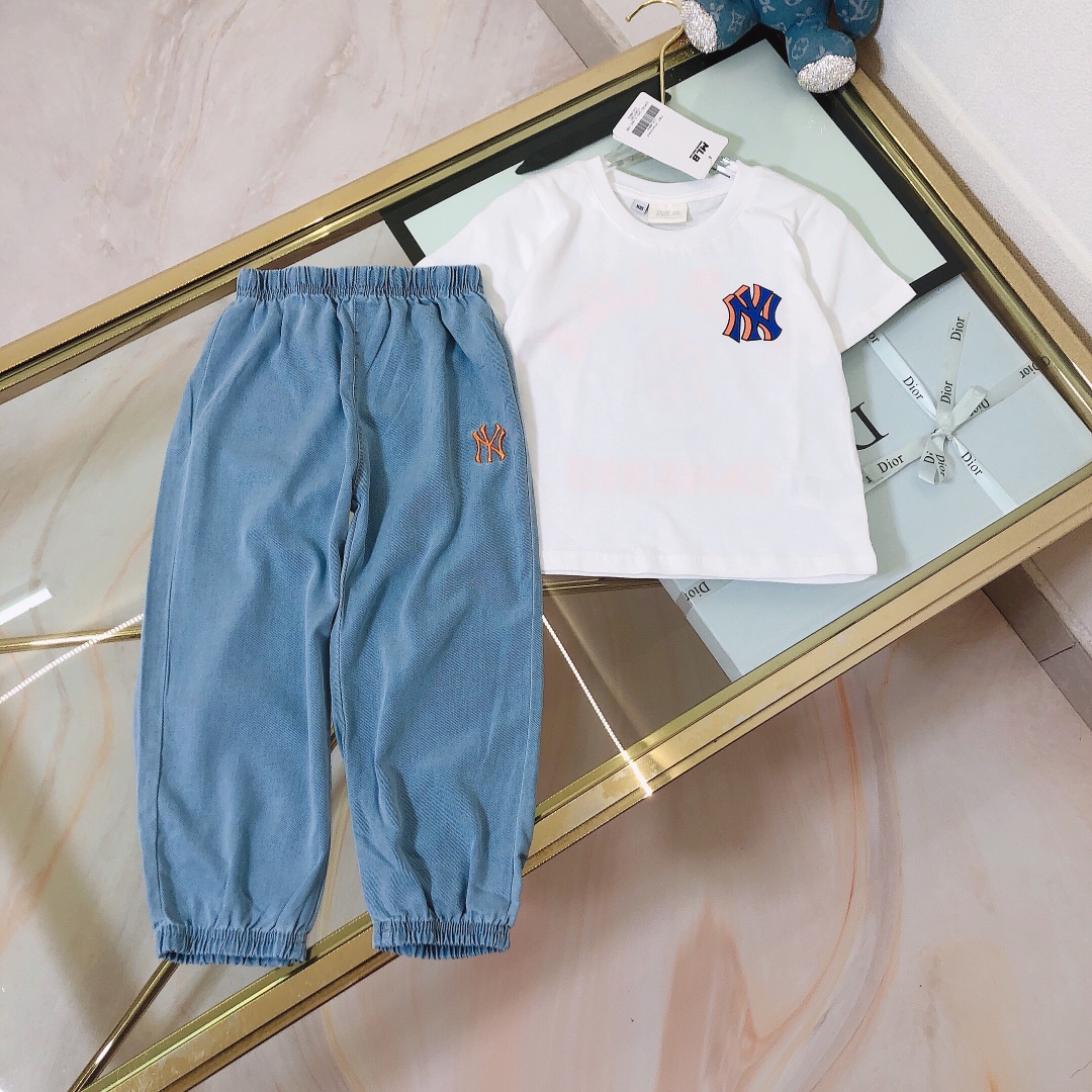 MLB 21SS Suit: Baby’s Summer Essential with Twilight Cowboy Bulletproof Shorts - 图片 1