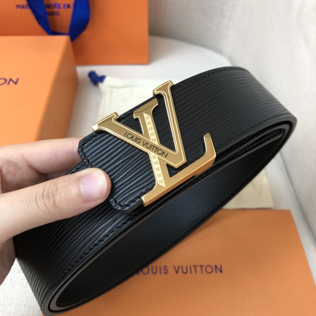 p165 代购正品级🛳LV男士腰带 LV代工厂货品 4.0宽度 可验货，正品一体铸造五金，原厂皮料！