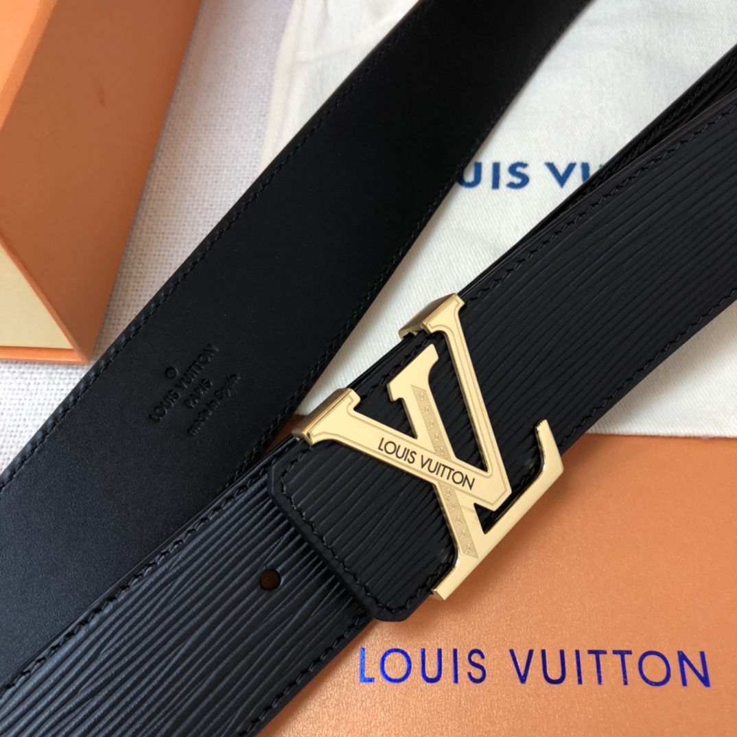 p165 代购正品级🛳LV男士腰带 LV代工厂货品 4.0宽度 可验货，正品一体铸造五金，原厂皮料！