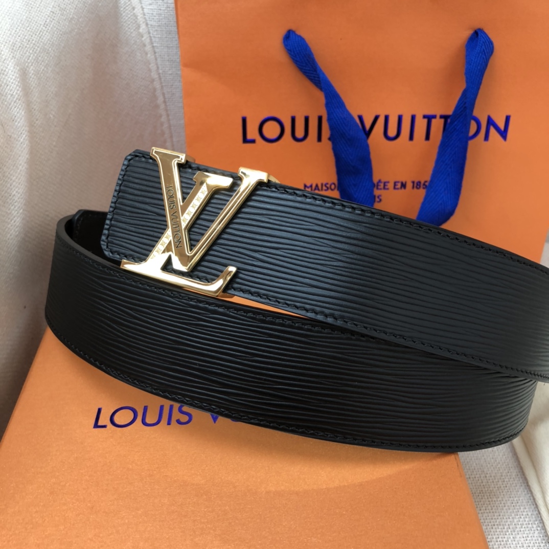 p165 代购正品级🛳LV男士腰带 LV代工厂货品 4.0宽度 可验货，正品一体铸造五金，原厂皮料！