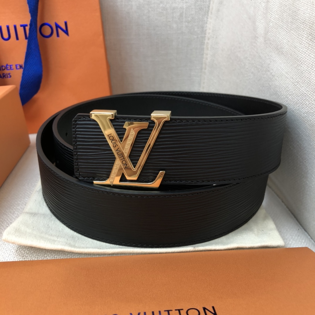 p165 代购正品级🛳LV男士腰带 LV代工厂货品 4.0宽度 可验货，正品一体铸造五金，原厂皮料！