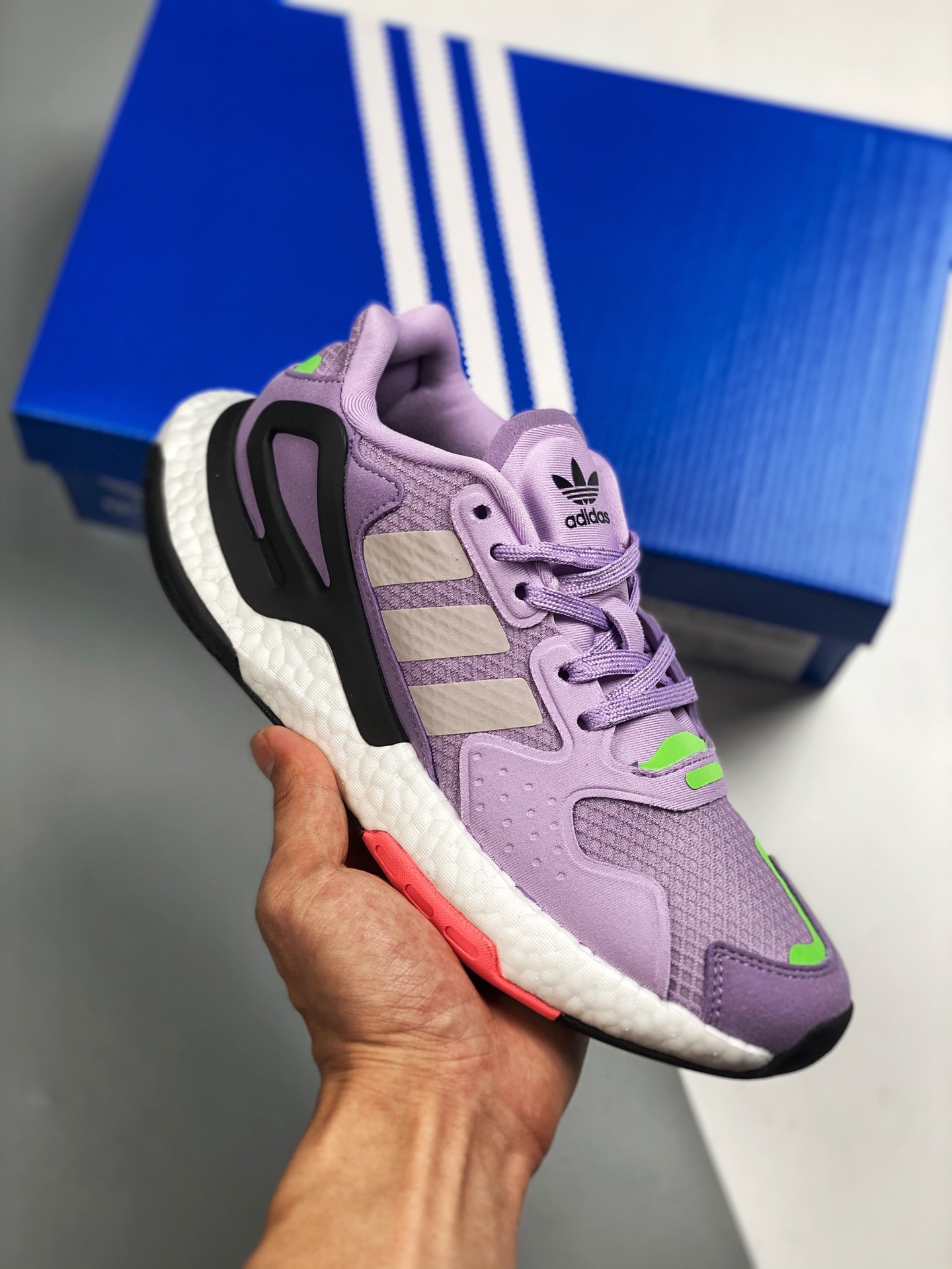 Adidas Day Jogger púrpura, Night Jogger segunda generación, zapatillas deportivas clásicas de Eason Chan, número de pro…