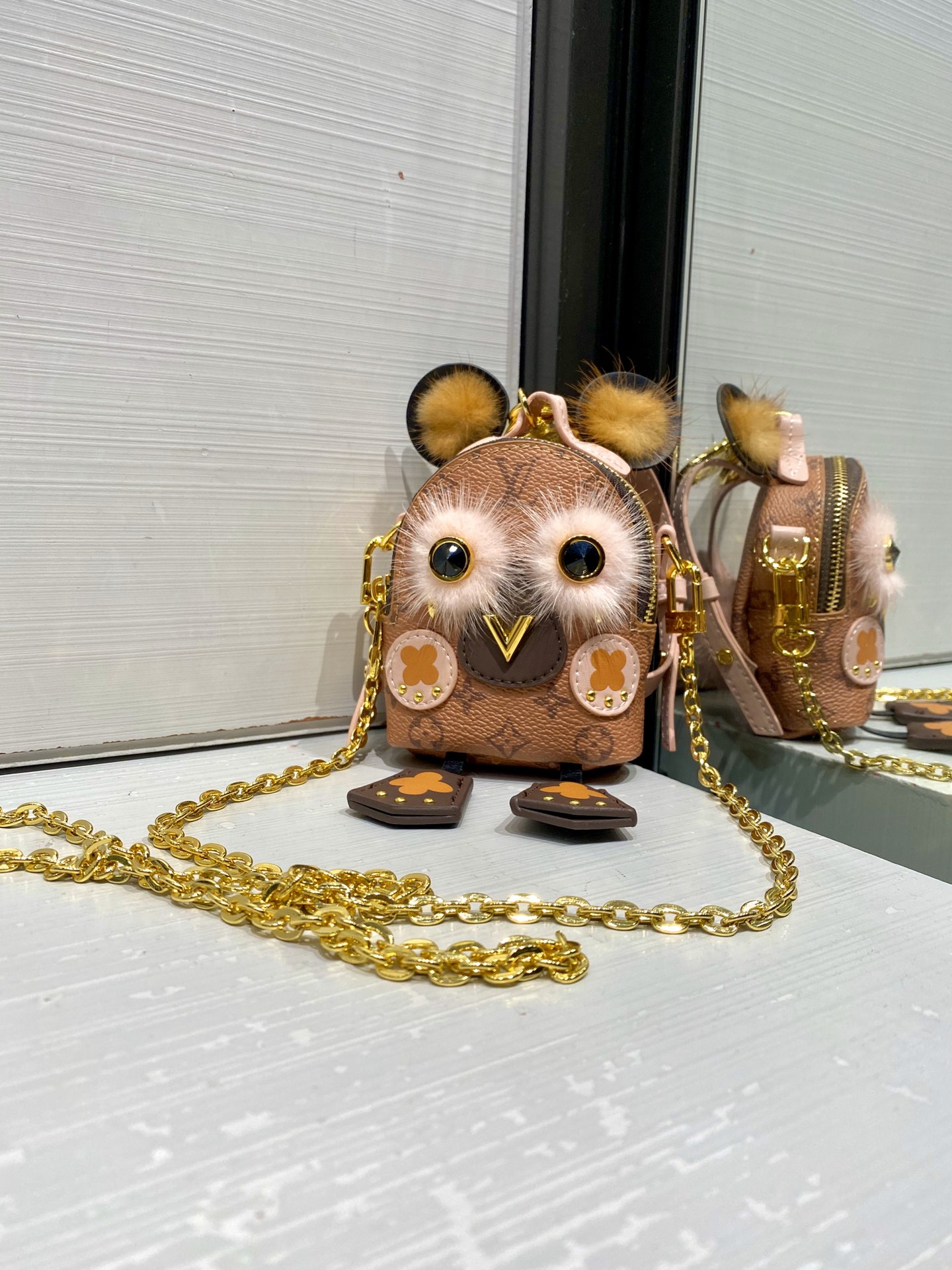 Louis Vuitton 新款 LOUIS VUITTON 新款 猫头鹰小包钥匙扣 包包挂饰