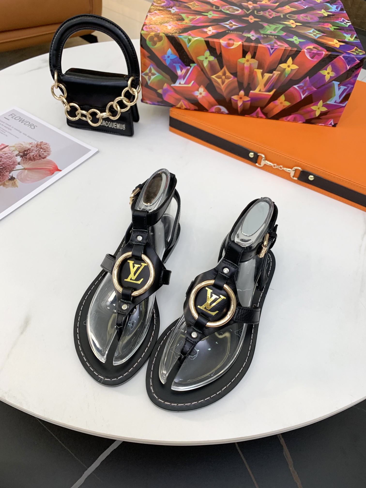 Louis Vuitton 2021 early spring new sandals purchase level Faro flat ...