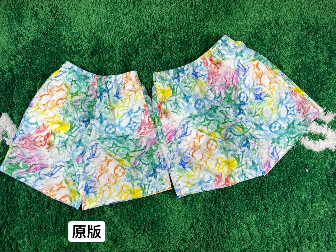 루이비통 모노그램 오버핏 반바지 4485