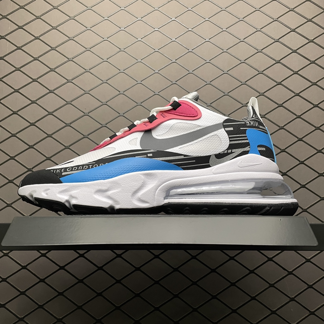 200 Nike Max 270 React 混合科技半掌气垫 DA4303-100