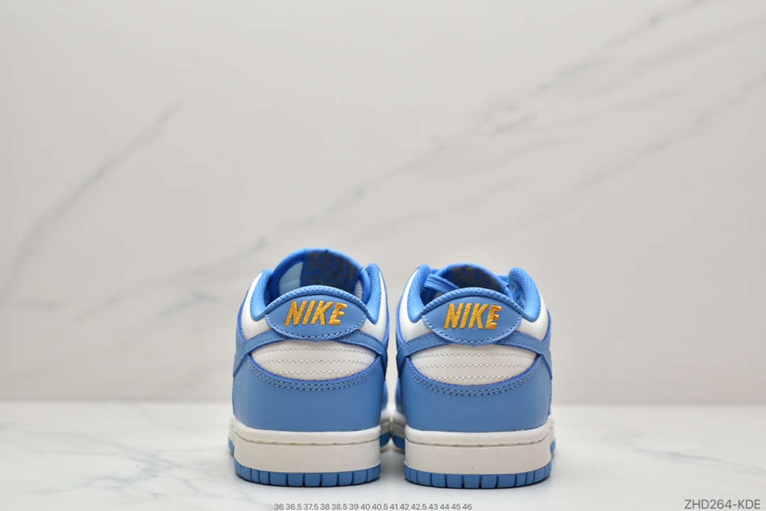300 Nike Dunk Low ”Coast”北卡蓝 整体采用白色为底 DD1503-100