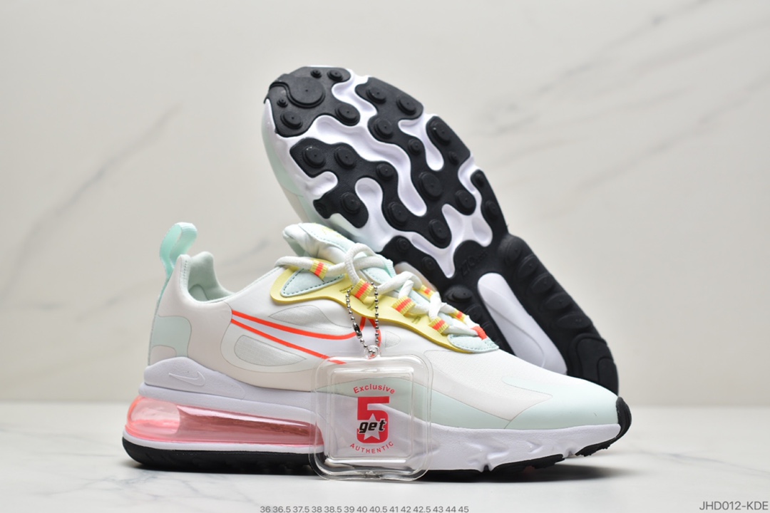 190 耐克Nike React Air Max 270混合科技后半掌气垫慢跑鞋 CV8818-102