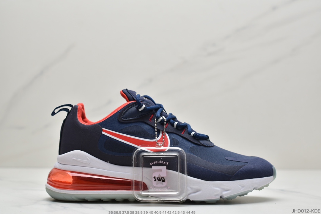190 耐克Nike React Air Max 270混合科技后半掌气垫慢跑鞋 CV8818-102