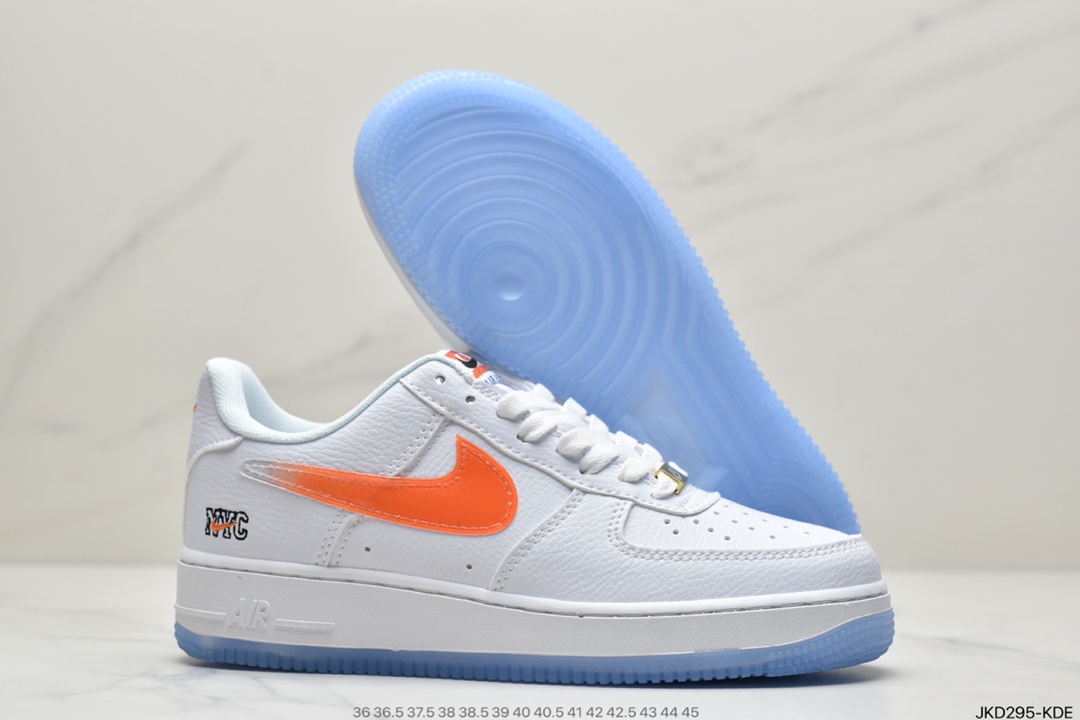 160 耐克KITH x Nike Air Force 1 ” NYC ” 联名款空军一号低帮休闲运动板鞋 CZ7928-100