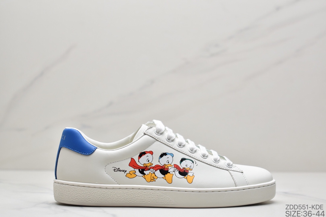 240 古驰GUCCI古驰 Ace Embroidered Low-Top拼色刺绣系列低帮潮流百搭休闲板鞋“米白绿红刺绣小蜜蜂”429446 A39G O9085
