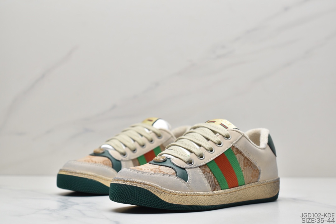 180 Gucci Distressed Screener sneaker 古驰小脏鞋系列