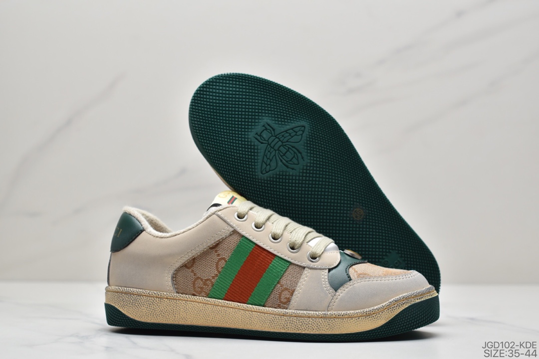 180 Gucci Distressed Screener sneaker 古驰小脏鞋系列