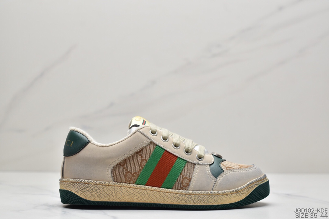 180 Gucci Distressed Screener sneaker 古驰小脏鞋系列