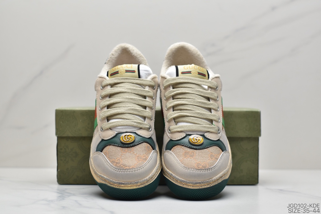 180 Gucci Distressed Screener sneaker 古驰小脏鞋系列