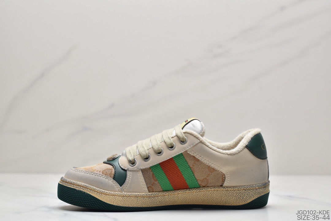 180 Gucci Distressed Screener sneaker 古驰小脏鞋系列