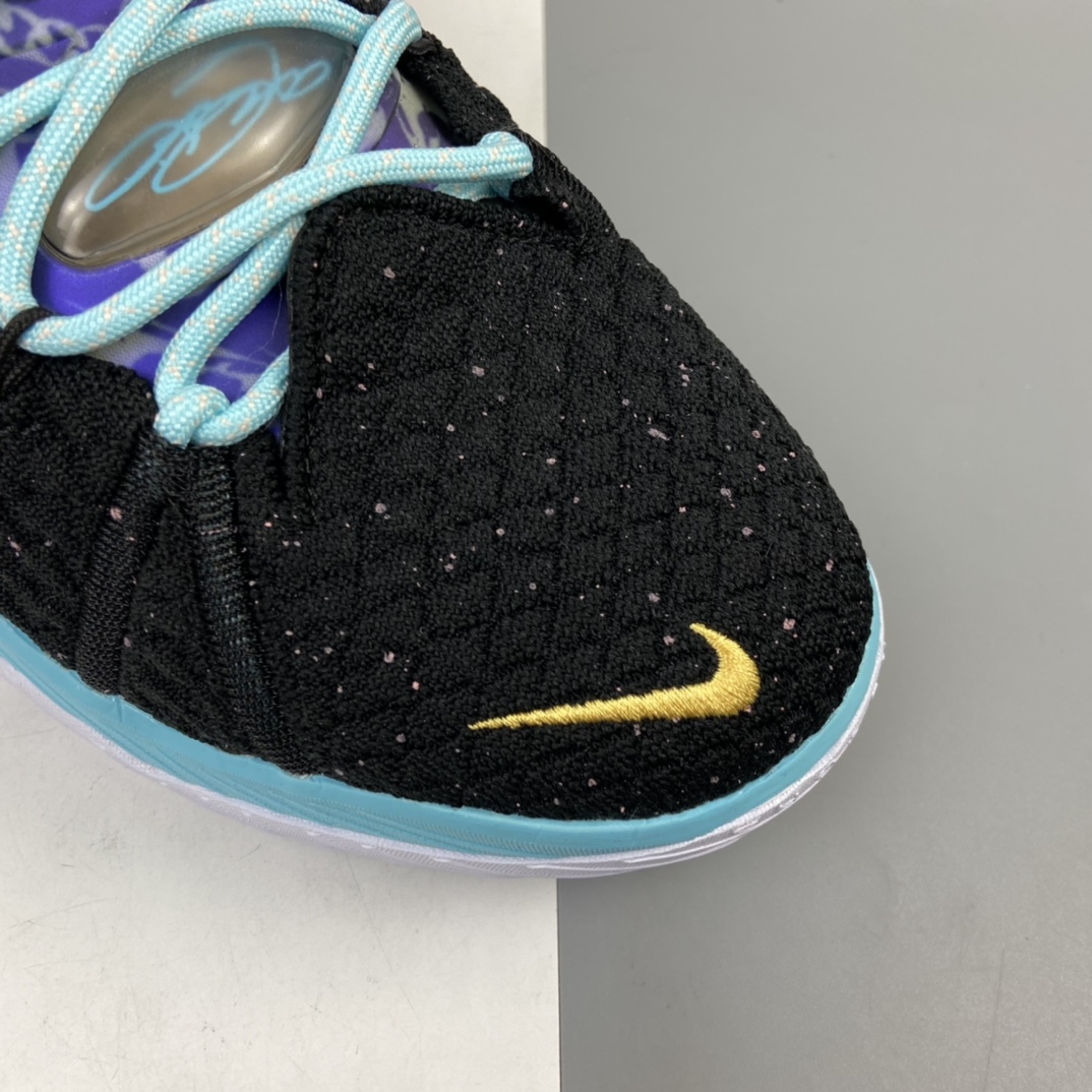 260 Nike LeBron 18 Reflections EP 詹姆斯18代男子篮球鞋 黑面青花纹 DB7644-003