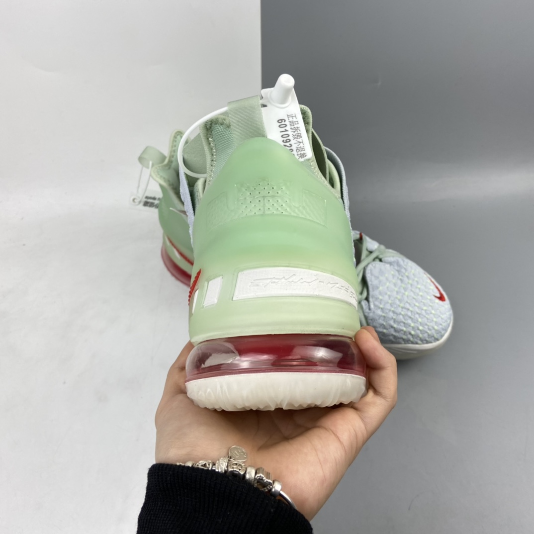 260 Nike Lebron China XVIII EP”Empire Jade”勒布朗·詹姆斯18代签名战靴室内实战高帮运动飞织篮球鞋“紫禁重器”DB7644-002