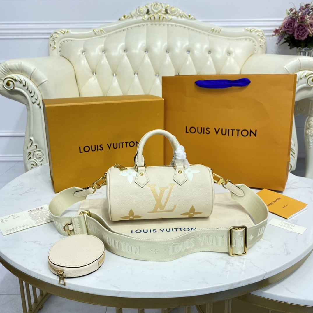 Louis Vuitton LV Papillon BB Bags Handbags Pink Red Yellow Printing Empreinte​ Sweatpants