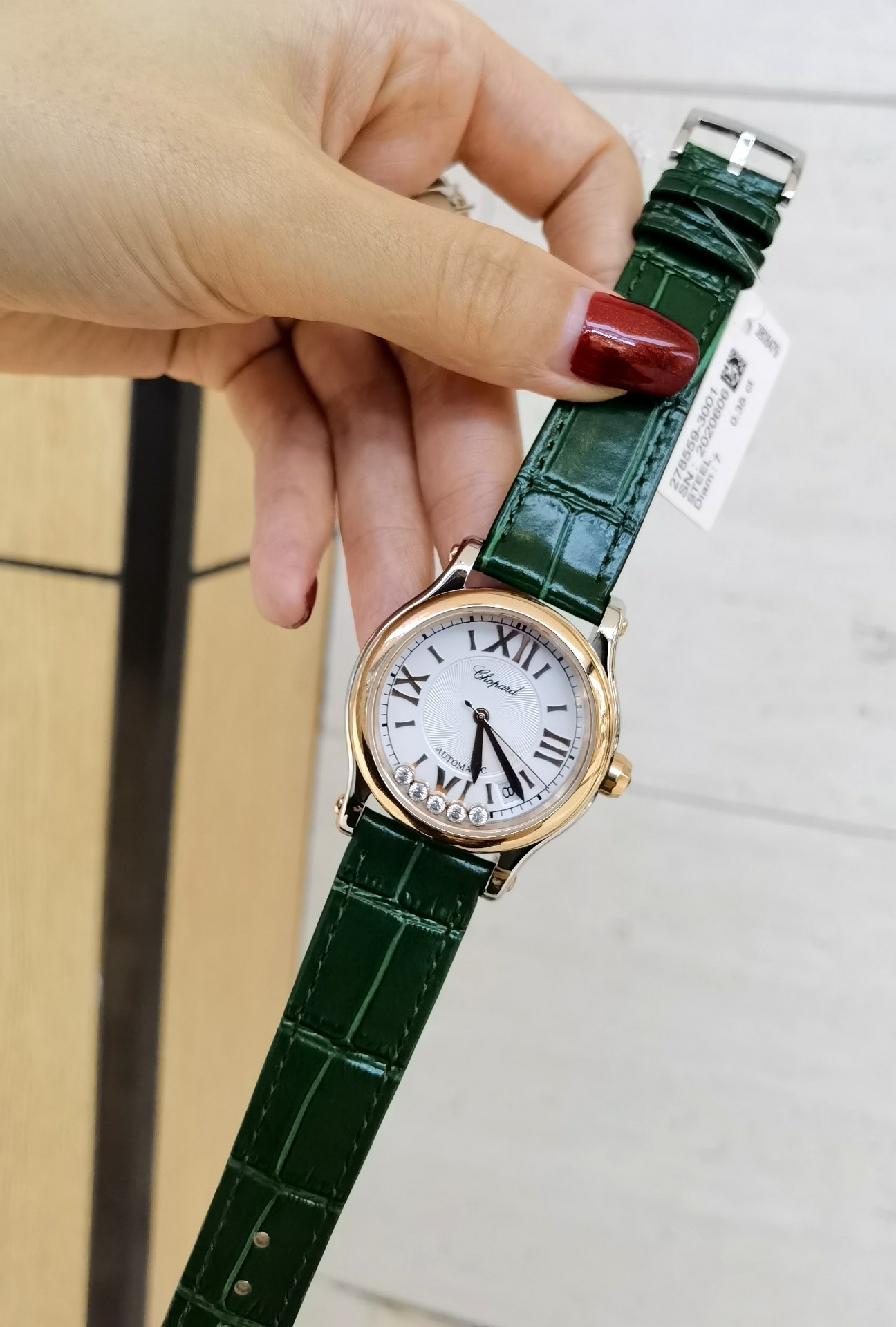 Chopard 全网独家 完美品质 萧邦快乐钻 舞动的快乐钻石 “有金有钻”寓意有进有赚